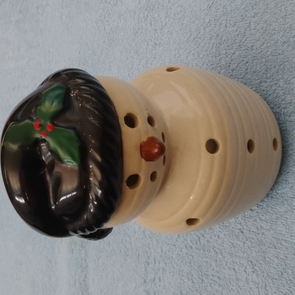 Snowman Tealight Candle Holder!